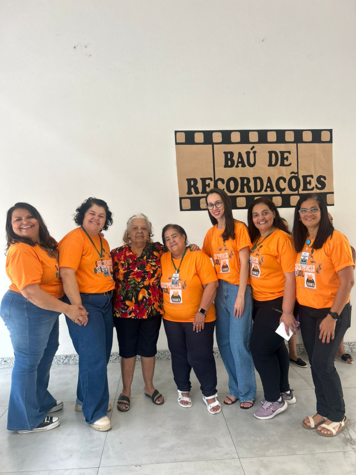 Lidice e equipe Sead no Baú de Memórias