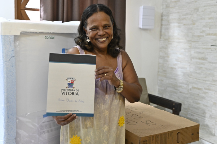Entrega das Melhorias Habitacionais no bairro Ilha do Príncipe