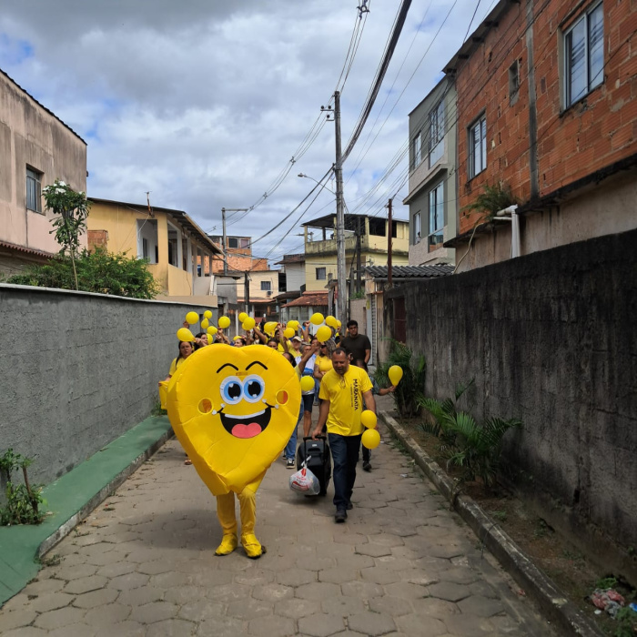 Unidades de Saúde realizam caminhadas pela campanha Setembro Amarelo