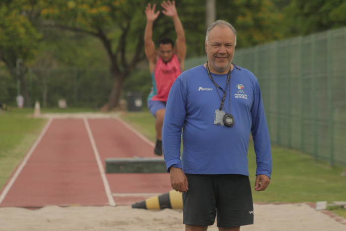 Dia do atletismo / Professor Luiz Cláudio Locatelli