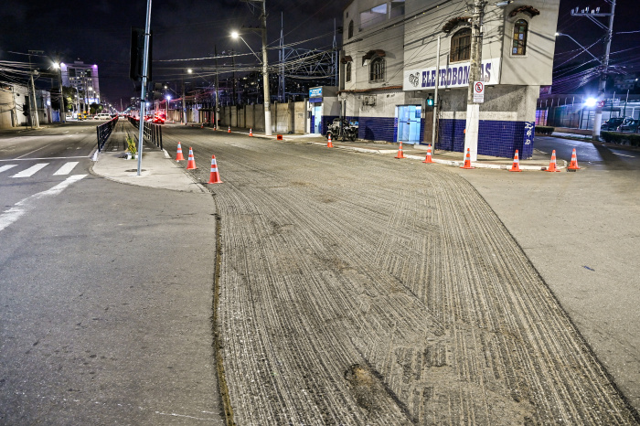 Inicio Recapeamento Asfáltico Av. Leitão da Silva
