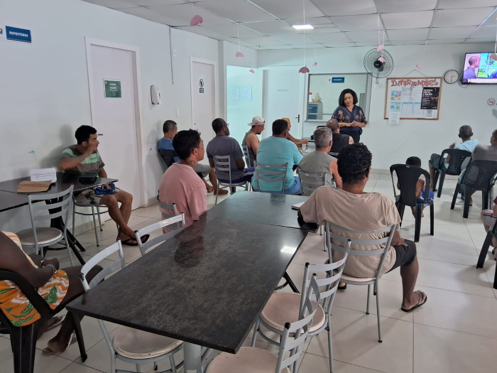 Roda de conversa no Abrigo 1