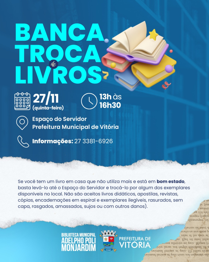 Banca troca de livros