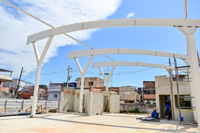 Visita Obras Praça Complexo Esporte Lazer Bairro Resistência