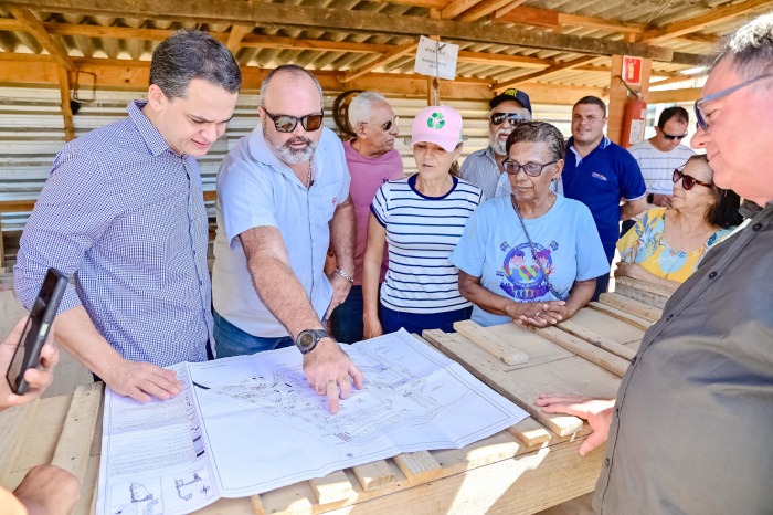 Visita Obras Praça Complexo Esporte Lazer Bairro Resistência