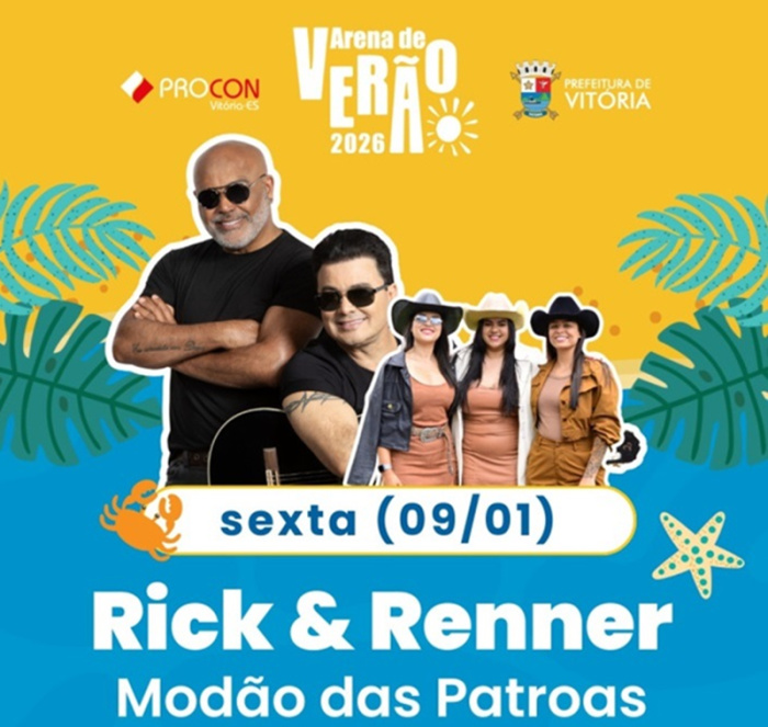 Rick e Renner e Modão das Patroas 2º fim de semana da Arena de Verão 2026