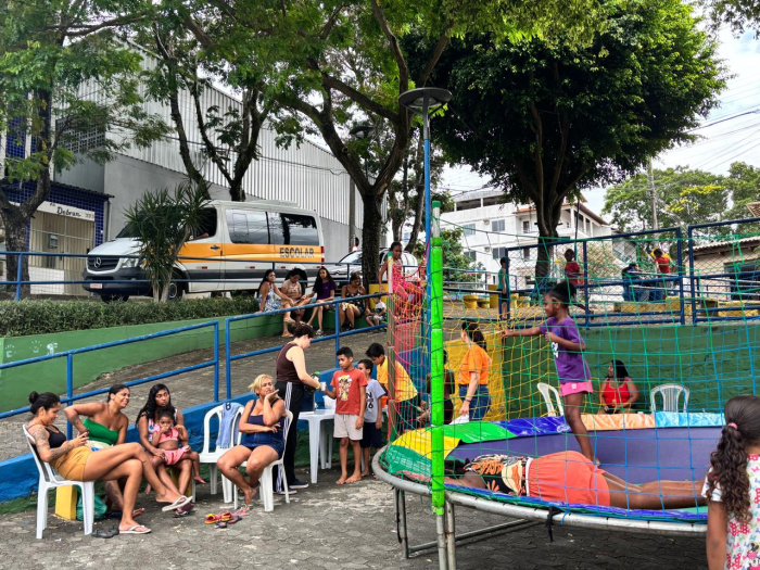 Encontro de famílias do Cras Inhanguetá