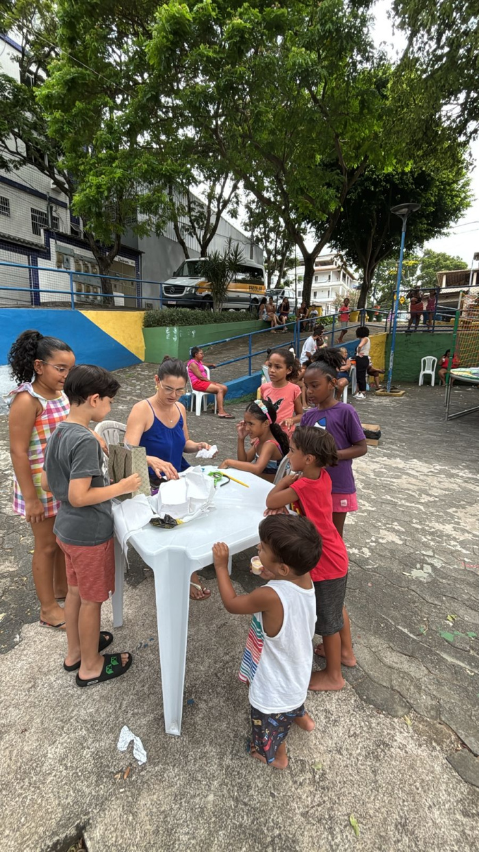 Encontro de famílias do Cras Inhanguetá