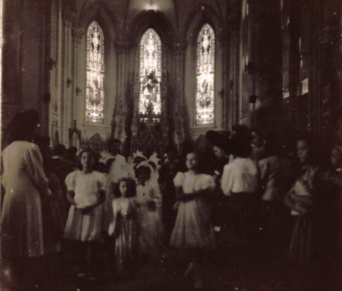 Celebração de missa na Catedral Metropolitana. Década de 1940