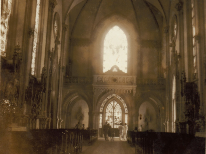 Catedral Metropolitana, interior da nave. Década de 1940