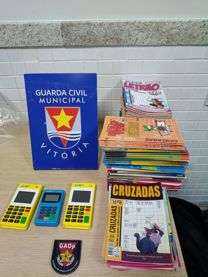 Trio do RJ é detido pela Guarda de Vitória por aplicar o “golpe da maquininha