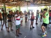 Atendidos no Centro Pop ensaiam para desfile na Mocidade Serrana