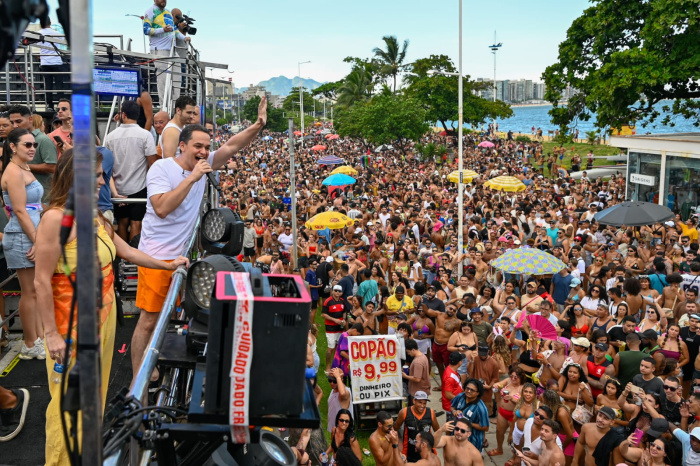 Carnaval 2026: folia em Vitória levou mais de 50 mil pessoas à Orla de Camburi