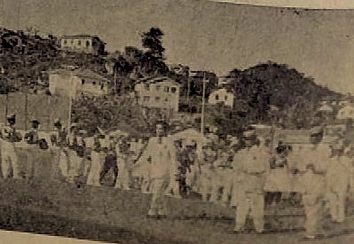 Batucada do Centenário no Estádio Governador Bley (Ifes) Revista Vida Capixaba 1956