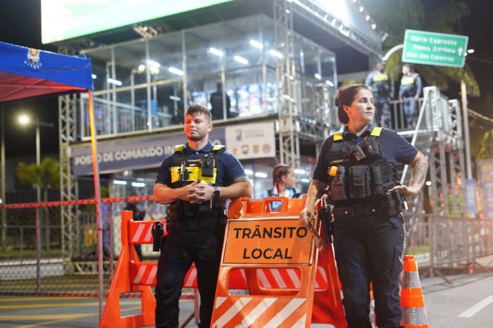 Posto de Comando da Guarda no Carnaval de Vitória