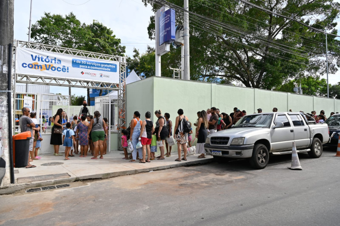 Entrega do novo CMEI Geisla da Cruz Militão marca edição do Vitória com Você em Nova Palestina