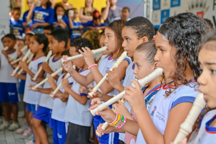 Entrega das Obra da quadra e Reforma da EMEF Amilton Monteiro da Silva