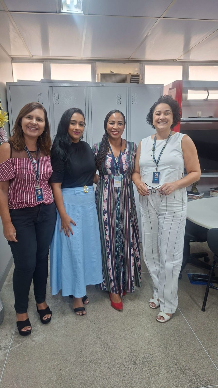 Da esquerda para direita- Fernanda Ferreira , Danielli Solano, Elizabeth Bretas e Fabíola Calazans