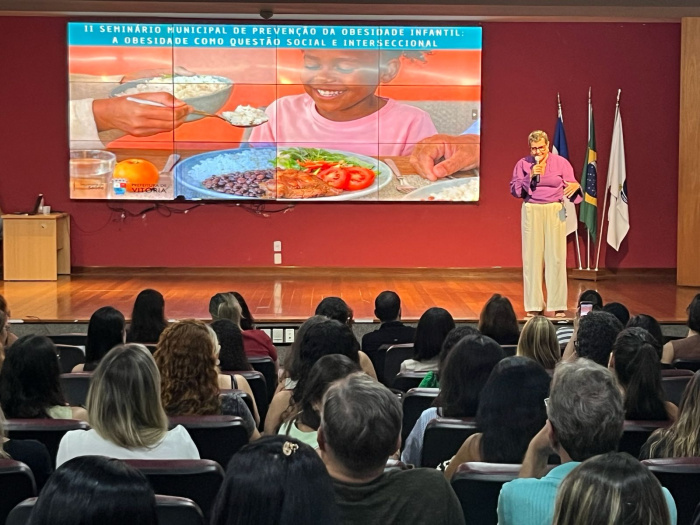 Saúde de Vitória realiza o II Seminário de Prevenção à Obesidade Infantil