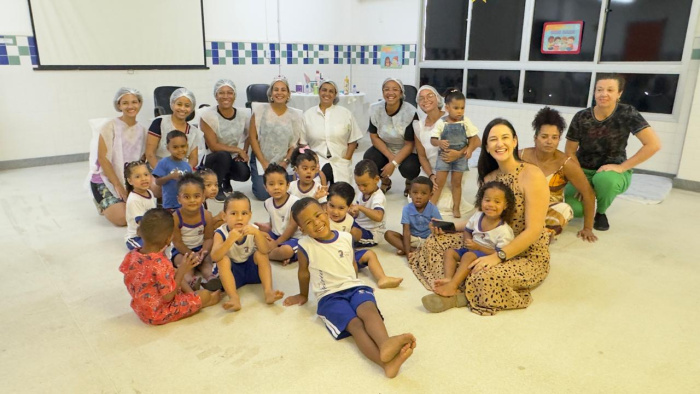 Spa dos Sonhos no CMEI TI Álvaro Fernandes Lima, em Bela Vista