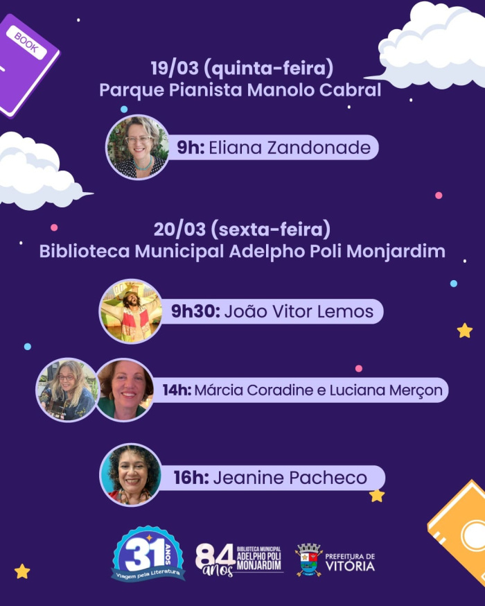 A ação faz parte do projeto Viagem pela Literatura.