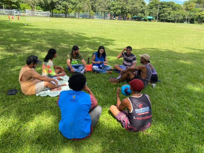 Roda de conversa com atendidos do Centro POP
