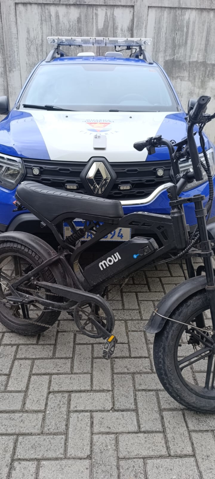 Guarda Civil Municipal de Vitória age com rapidez e recupera bicicleta elétrica