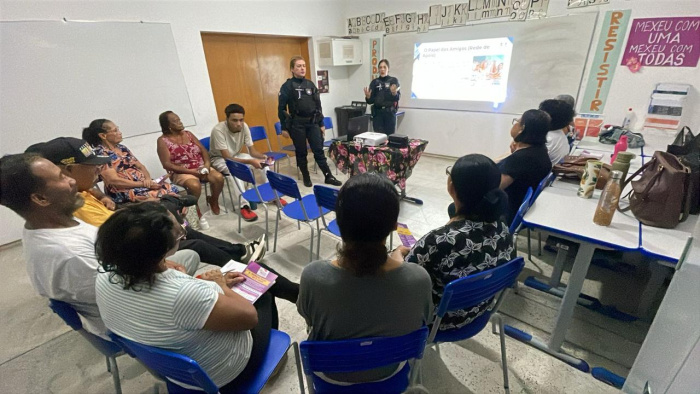 Vitória Delas”: Guarda de Vitória inicia projeto com alunos do EJA sobre combate à violência contra