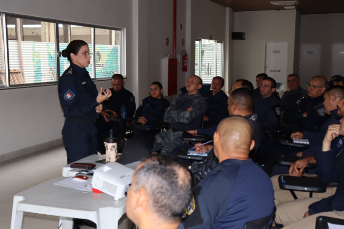 Guarda de Vitória ministra aula em curso de Polícia Comunitária para guardas do Pará