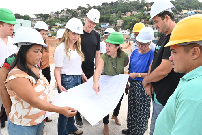 Visita às obras da Upa do Forte São João