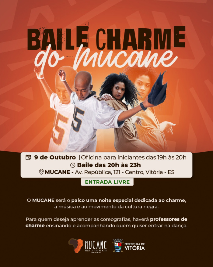 Baile Charme do Mucane promove música, dança e cultura negra em Vitória