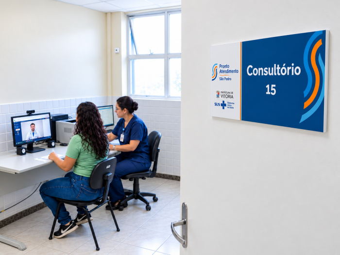 Tecnologia e acolhimento: telemedicina é ampliada e está presente nos PAs de Vitória