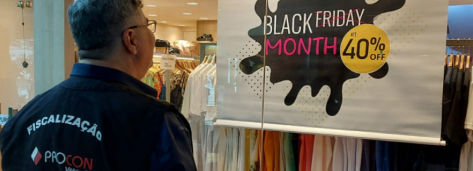 Procon Vitória orienta lojistas sobre direitos dos consumidores na Black Friday